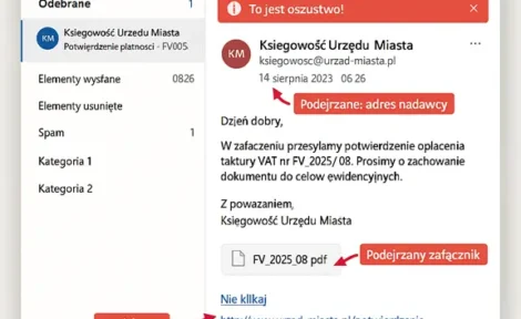 Popularne kampanie phishingowe: